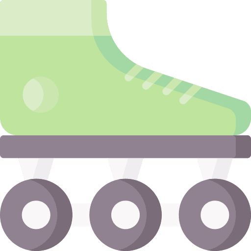 Roller skate transportation wheel sports and competition icon Roller skate transportation wheel sports and competition icon