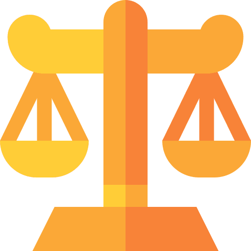 Balance scale legal governance judge icon Balance scale legal governance judge icon