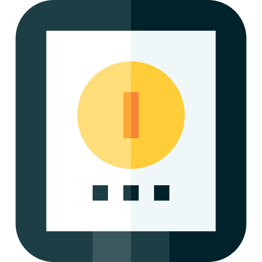Tablet money business and finance bank icon Tablet money business and finance bank icon