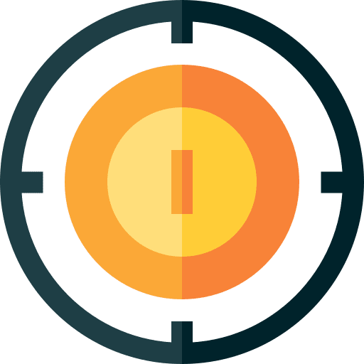 Target money goal budget icon Target money goal budget icon