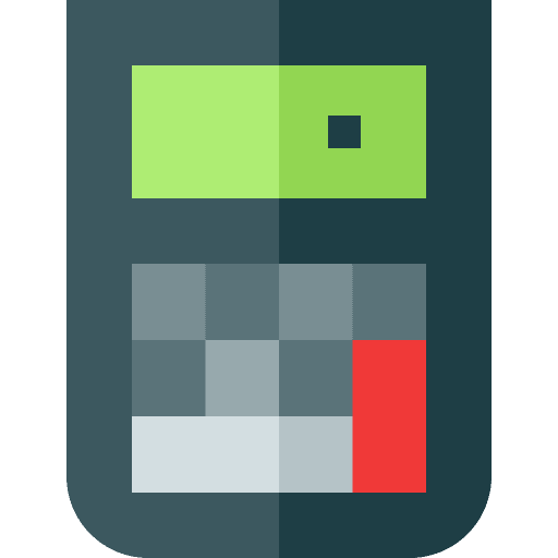 Calculator education technological calculating icon Calculator education technological calculating icon