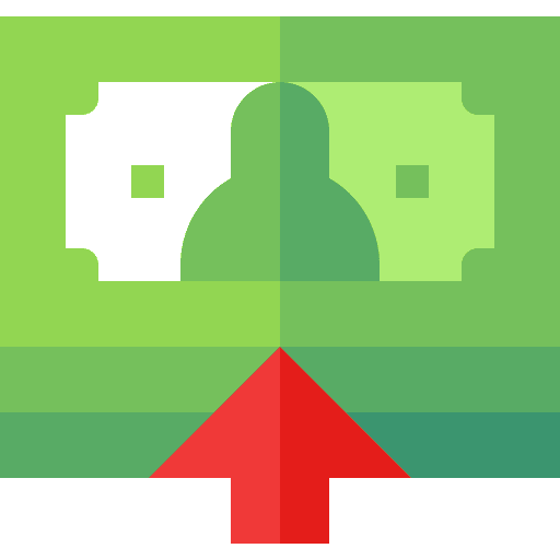 Return return return on investment currency icon Return return return on investment currency icon