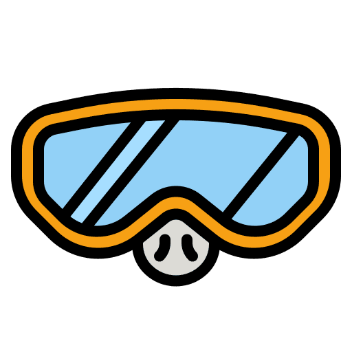 Diving mask sports and competition sport equipment diving mask icon Diving mask sports and competition sport equipment diving mask icon