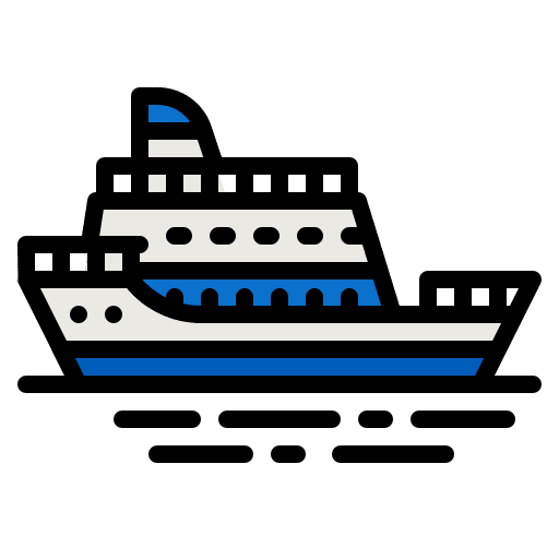 Ferryboat transportation boat ferryboat icon