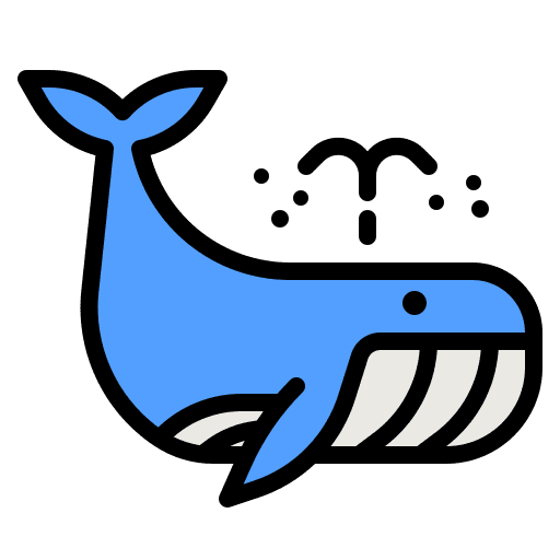 Whale sea life ocean animal kingdom icon Whale sea life ocean animal kingdom icon
