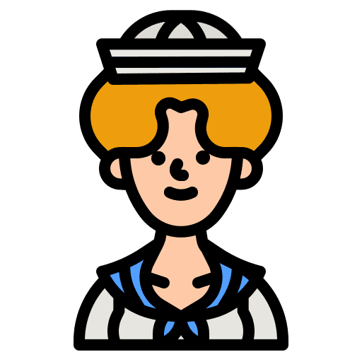 Sailor occupation professions and jobs caucasian icon Sailor occupation professions and jobs caucasian icon