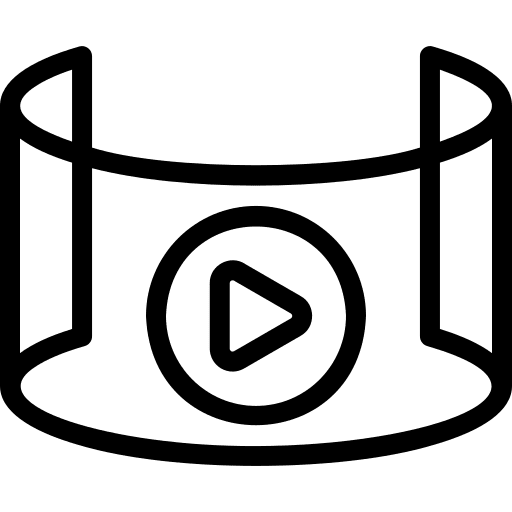 Virtual reality digital gaming technology icon Virtual reality digital gaming technology icon