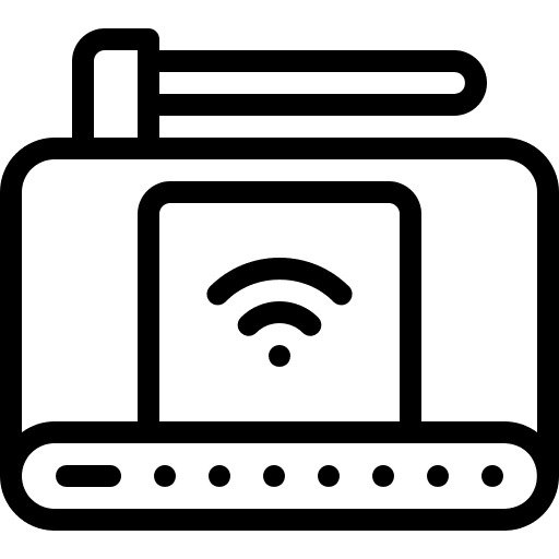 Router internet signal wireless connection icon Router internet signal wireless connection icon