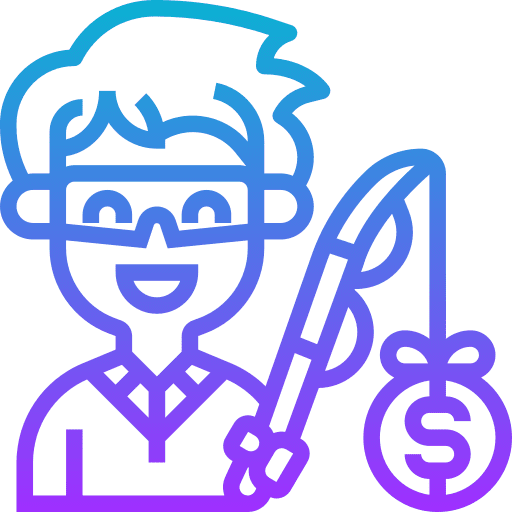 Fishing fishing hook scam fishing icon