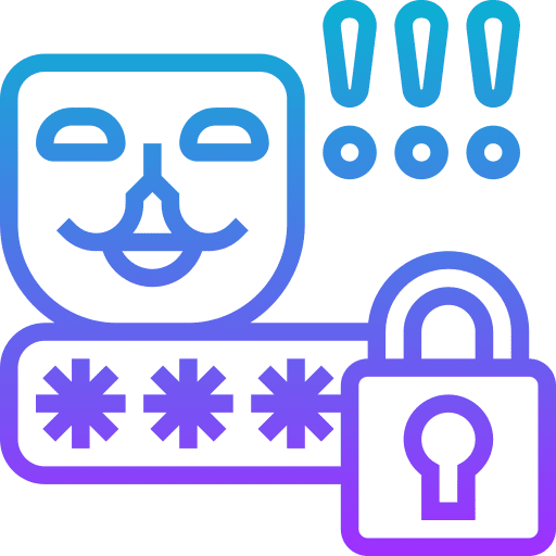 Password security computer protected icon