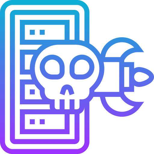 Attack cybercrime bomb attack icon Attack cybercrime bomb attack icon