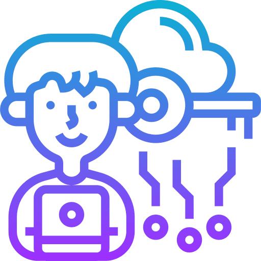 Authentication password account access icon Authentication password account access icon