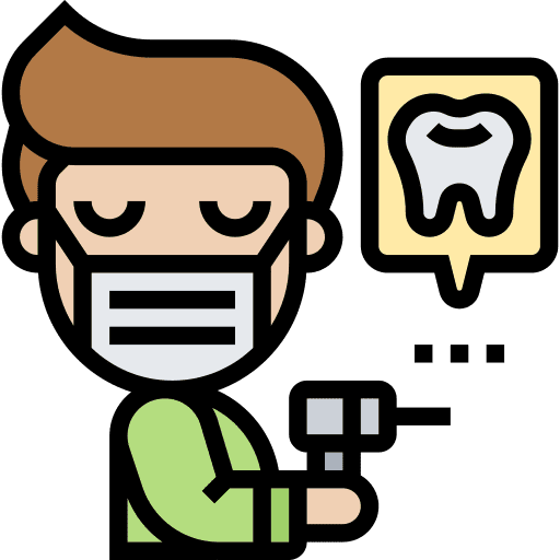 Dentist dental care doctor healthcare and medical icon Dentist dental care doctor healthcare and medical icon
