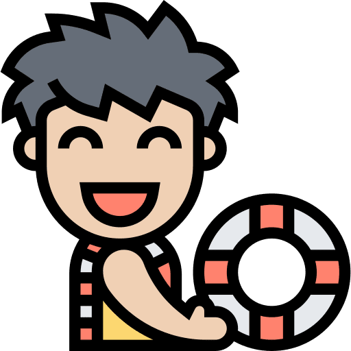 Lifeguard lifesaver man avatar icon Lifeguard lifesaver man avatar icon