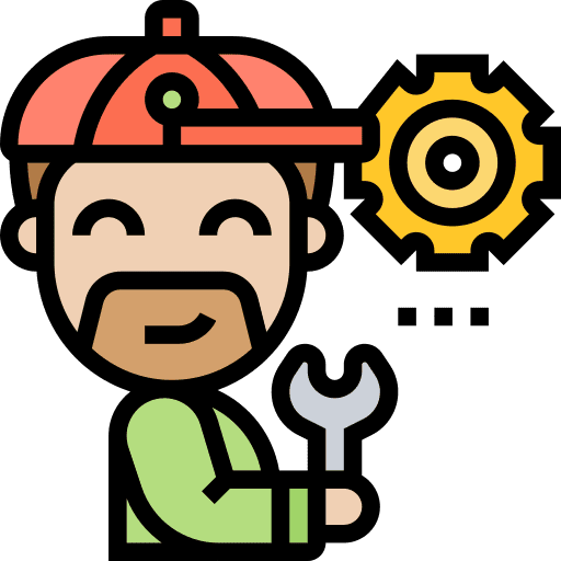 Mechanic man repair people icon
