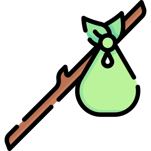 Bindle travel beggar immigrant icon