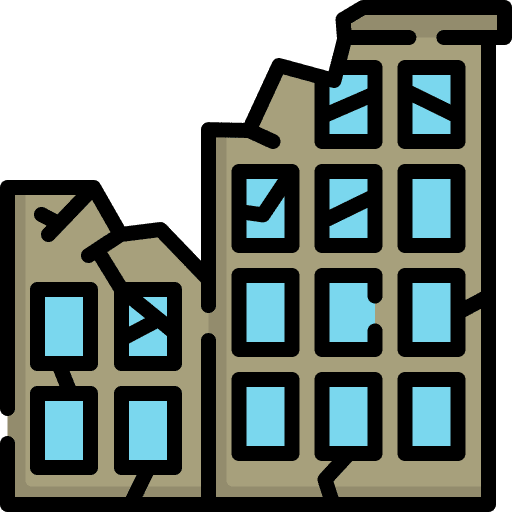 Destruction destruction battle conflict icon