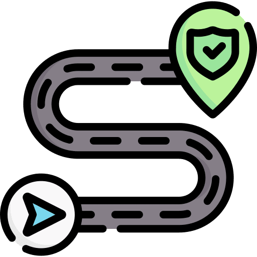 Emigration pin maps and location location icon