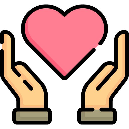 Volunteer volunteer voluntary heart icon