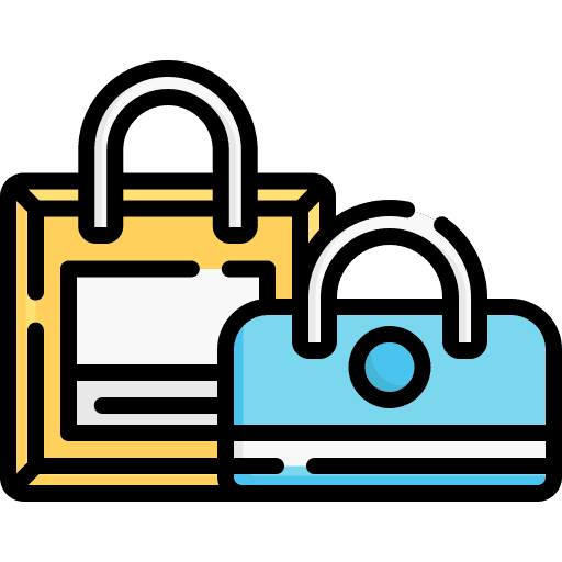 Luggage travel case suitcase icon