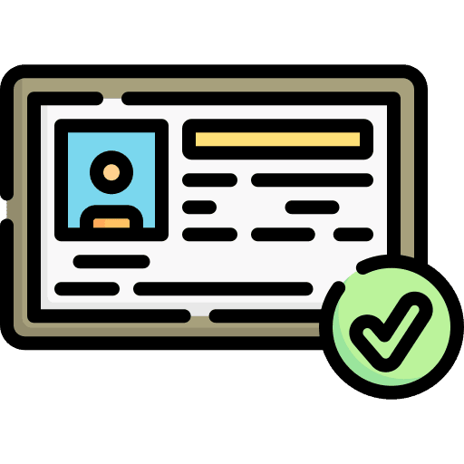 Visa approved approval verified icon