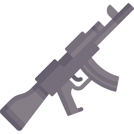 Gun army miscellaneous machine gun icon