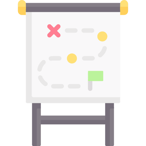 Plan business and finance business strategy planning icon