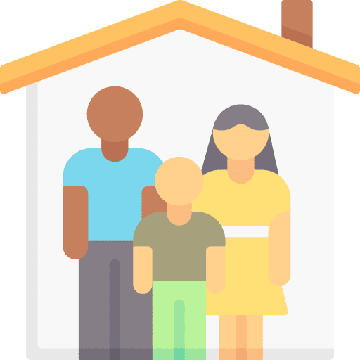 Shelter shelter family people icon