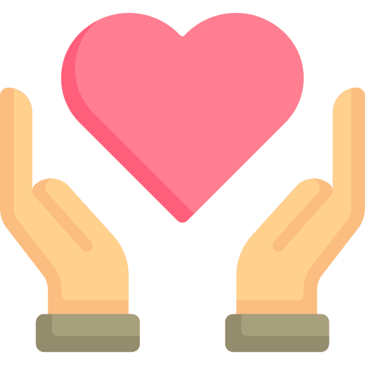 Volunteer hands hands and gestures voluntary icon