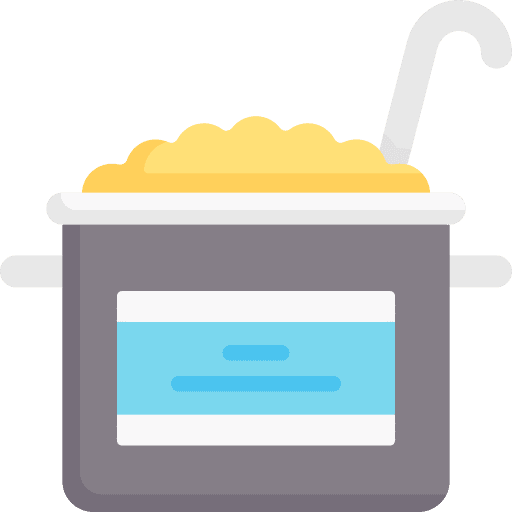 Food cook pot food and restaurant icon