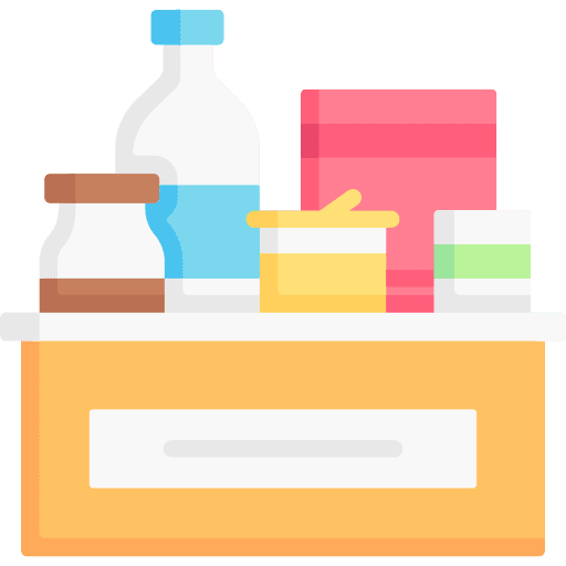 Food market supplies food icon