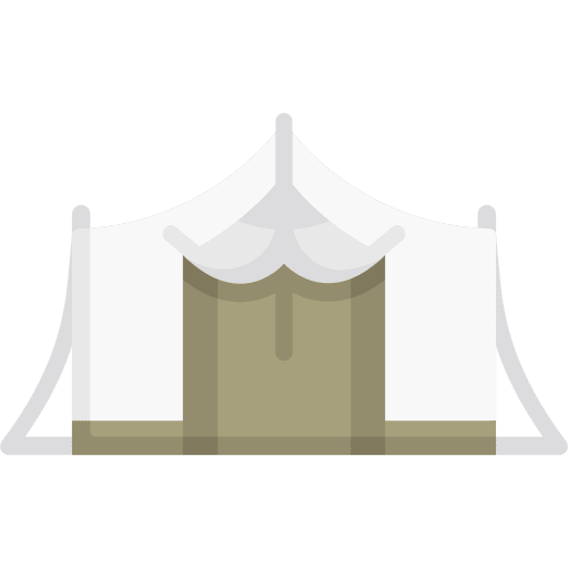 Tent medical care healthcare and medical tent icon