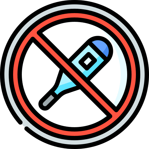 Infectious disease forbidden prohibited signaling icon Infectious disease forbidden prohibited signaling icon