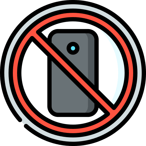 No photos signaling no phones sign icon No photos signaling no phones sign icon