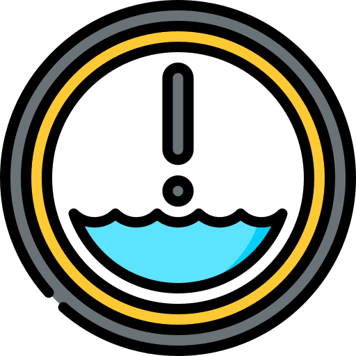 Shallow sign swimming pool shallow icon Shallow sign swimming pool shallow icon
