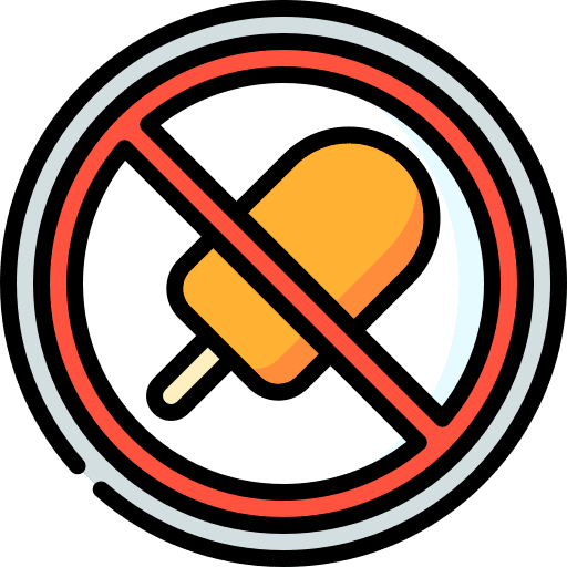 No eating sign prohibition not allowed icon No eating sign prohibition not allowed icon