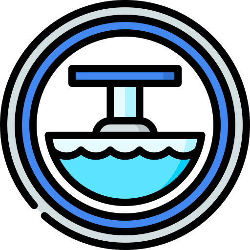 Starting block signaling sign water sport icon Starting block signaling sign water sport icon