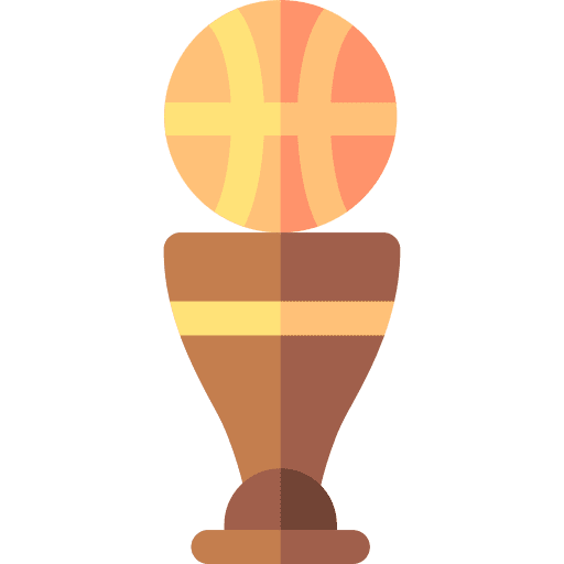 Basketball award ball sports and competition icon Basketball award ball sports and competition icon