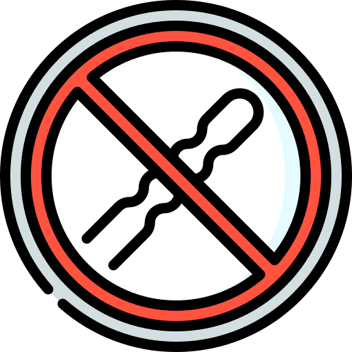 Ho hairpins not allowed prohibition signaling icon Ho hairpins not allowed prohibition signaling icon