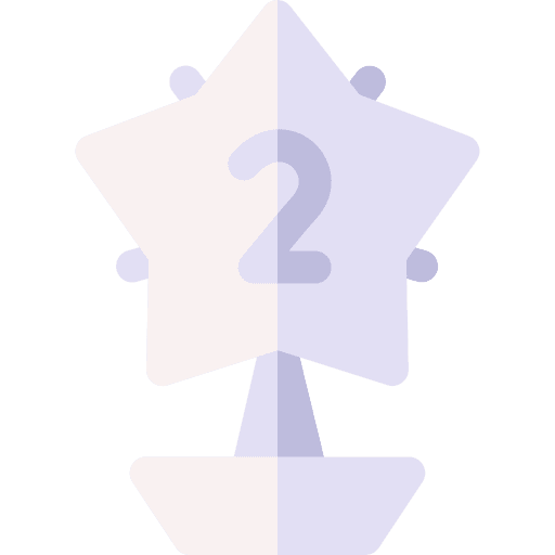 Second place champion sports and competition prize icon Second place champion sports and competition prize icon
