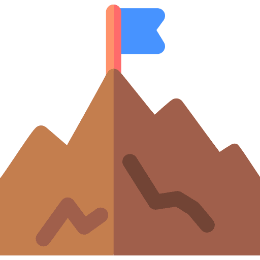 Top flag arrive top icon