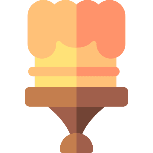 Cake trophy award bakery icon Cake trophy award bakery icon