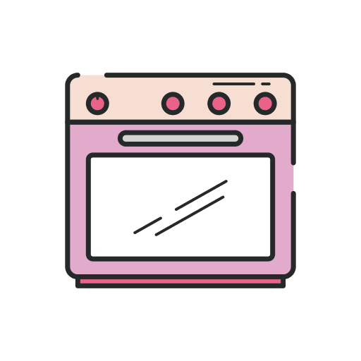 Oven tray kitchen cooking equipment food and restaurant icon