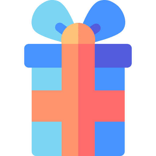 Present birthday and party ribbon present icon Present birthday and party ribbon present icon