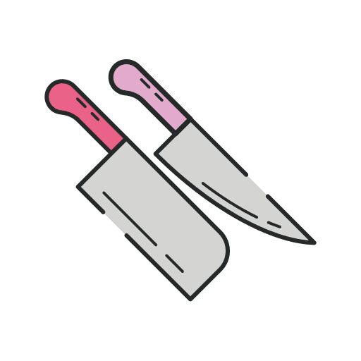 Knives cooking equipment knives butcher icon Knives cooking equipment knives butcher icon