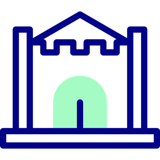 Castle tower defense cultures icon