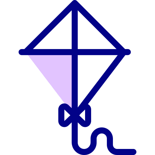 Kite hobby kite hobbies and free time icon