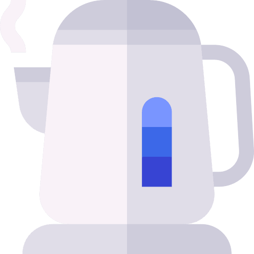 Electric kettle temperature food and restaurant electric teapot icon