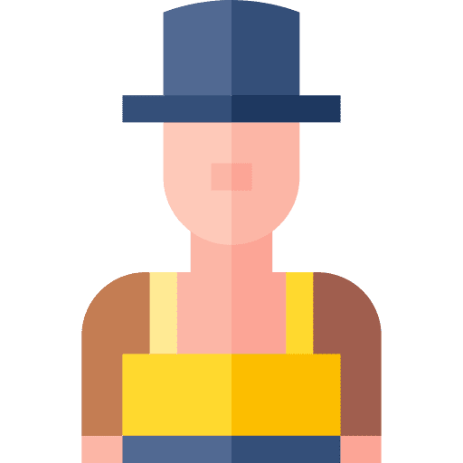 Farmer man job occupation icon Farmer man job occupation icon