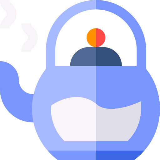 Kettle hot drink food and restaurant tea icon Kettle hot drink food and restaurant tea icon